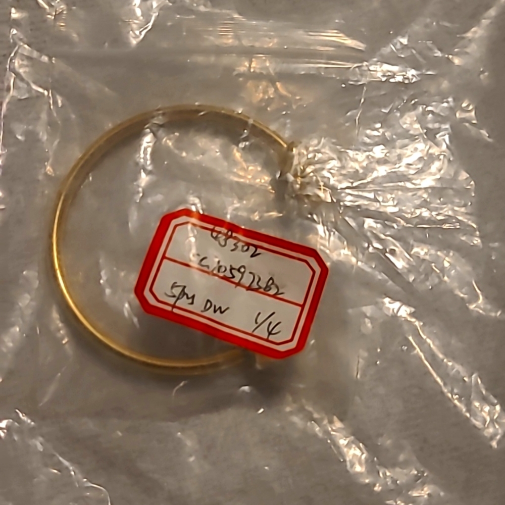 Gold metal bracelet